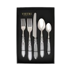 Aladdin Brilliant Clear Five-Piece Place Setting – Set Of 4