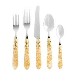 Aladdin Brilliant Five-Piece Place Setting -Vietri ALD 9800GO BG 2100 web1 aebf0938 af34 4148 a08e d9f737e48f36 1800x1800