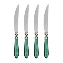 Aladdin Antique Steak Knives - Set Of 4 -Vietri ALD 9824G 2100 web1 01b9f5c1 b9f9 4361 8667 4e4e9e65bf12 1800x1800