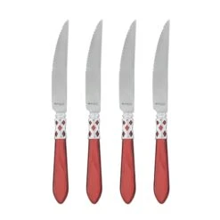 Aladdin Brilliant Steak Knives - Set Of 4 -Vietri ALD 9824R B 2100 web1 aa5d8d0c 891d 4f9a bfa0 c8bcdfd8f016 1800x1800