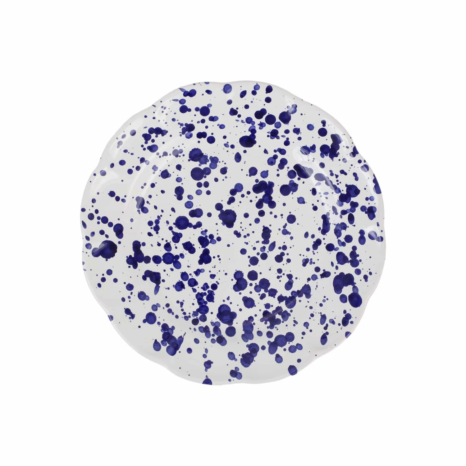 Amalfitana Cobalt Splatter Salad Plate 1 Amalfitana Cobalt Splatter Salad Plate