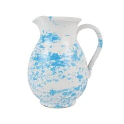 Amalfitana Aqua Splatter Pitcher