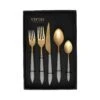 Ares Oro & Light Gray Five-Piece Place Setting – Set Of 4