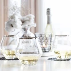 Contessa Platinum Stemless Wine Glass -Vietri CTP 8821 4 1800x1800