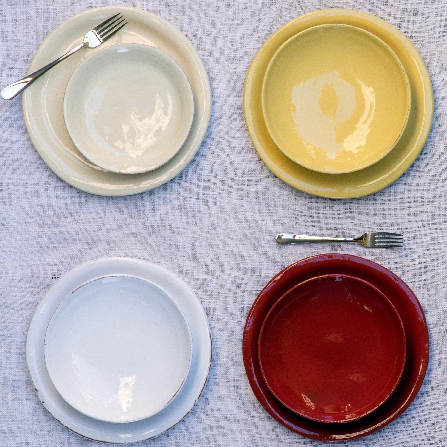 Cucina Fresca Crema Dinner Plate 6 Cucina Fresca Crema Dinner Plate - Image 6