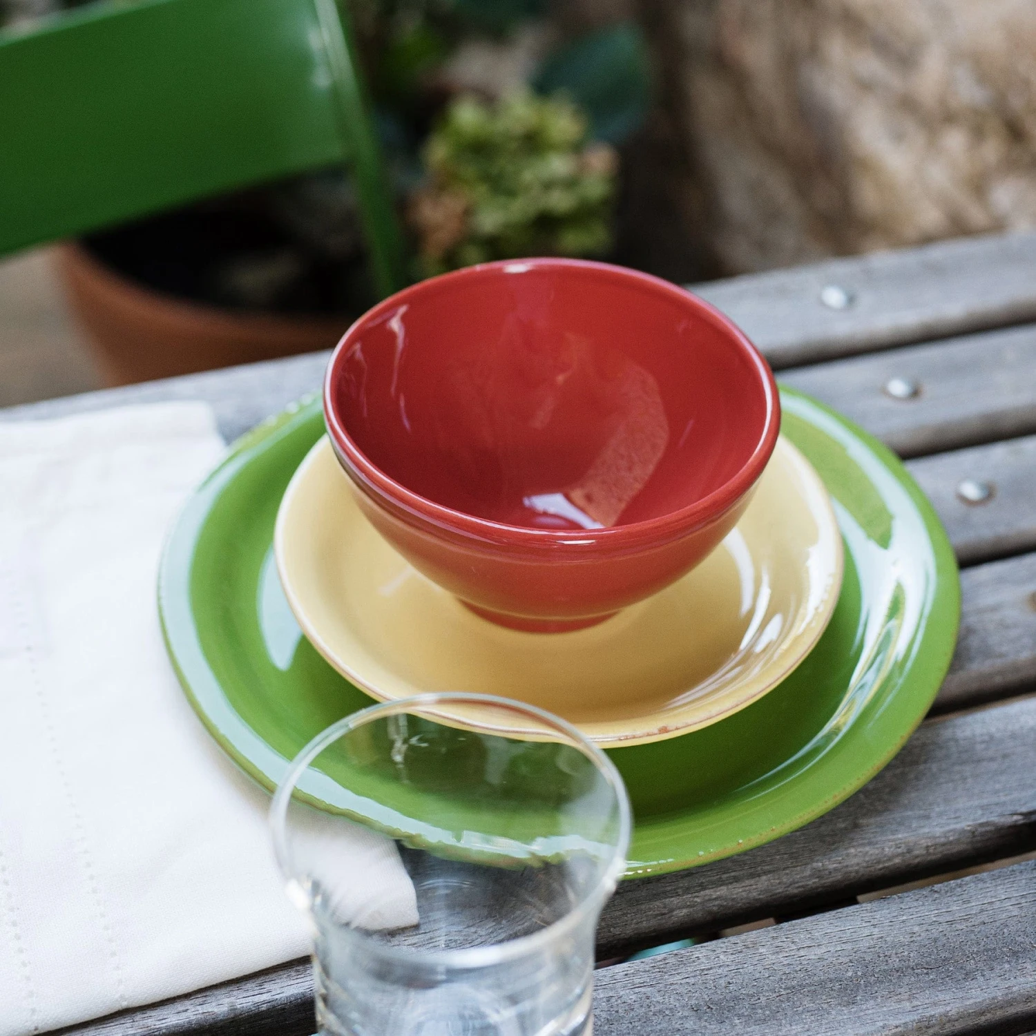 Cucina Fresca Pistachio Dinner Plate 2 Cucina Fresca Pistachio Dinner Plate - Image 2