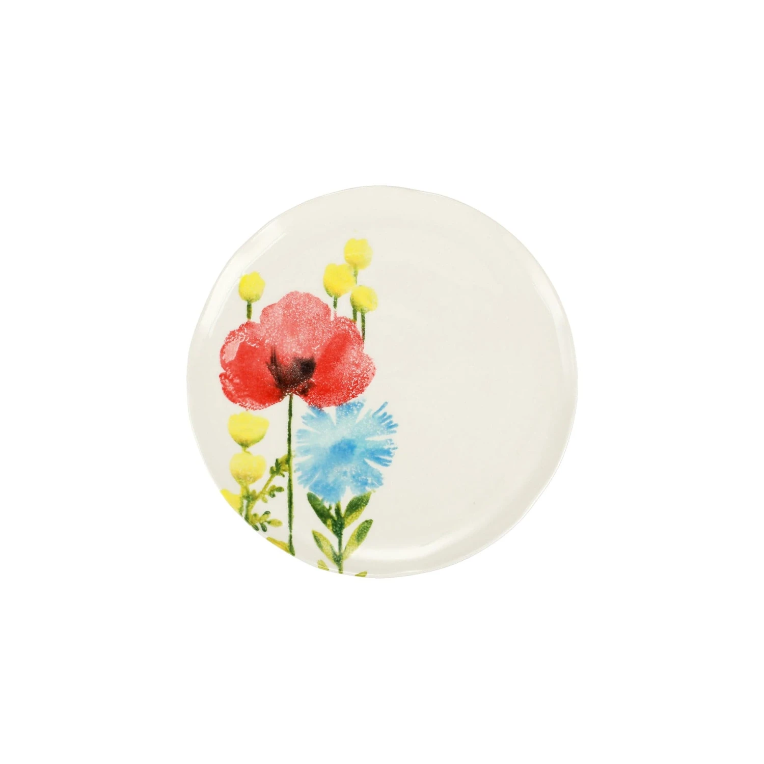 Fiori Di Campo Assorted Salad Plates - Set Of 4 2 Fiori Di Campo Assorted Salad Plates - Set Of 4 - Image 2