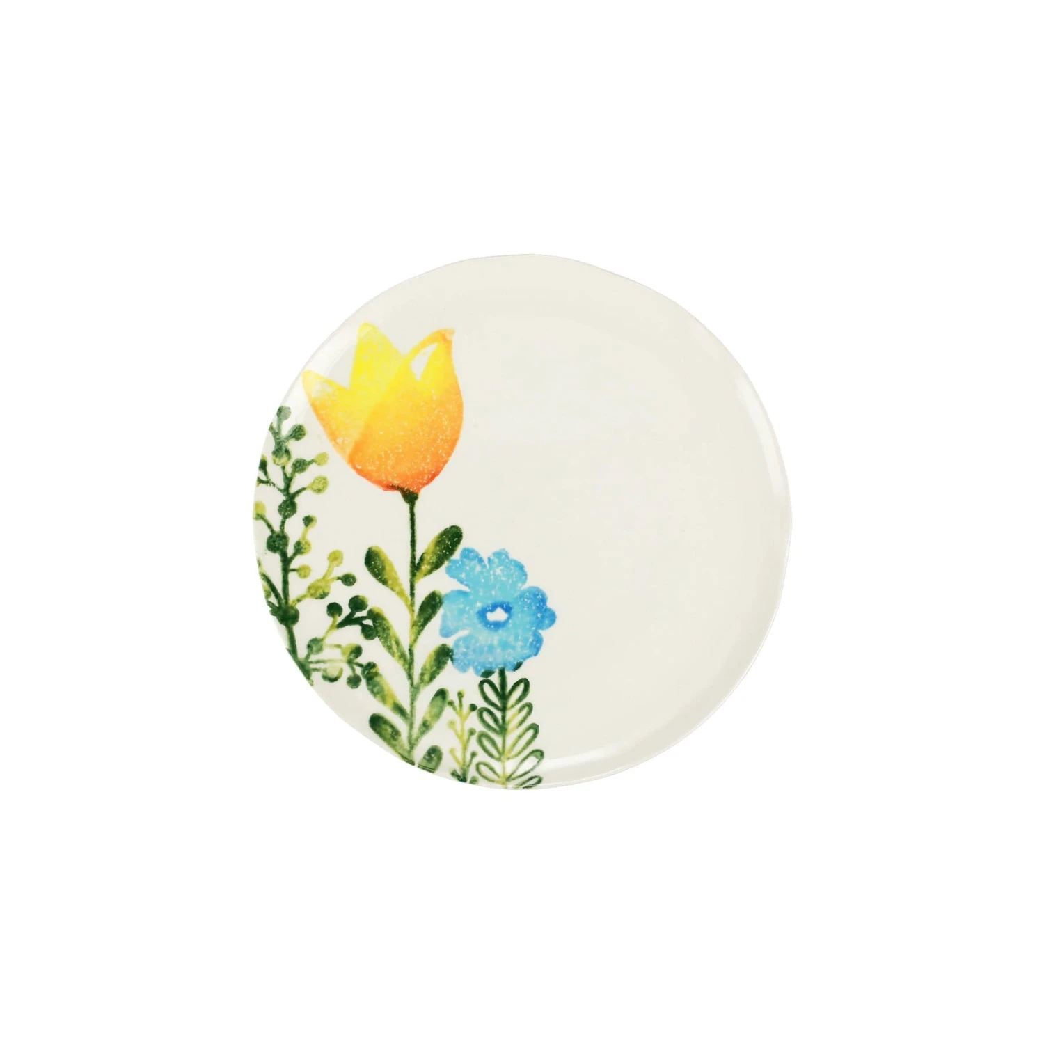 Fiori Di Campo Assorted Salad Plates - Set Of 4 4 Fiori Di Campo Assorted Salad Plates - Set Of 4 - Image 4