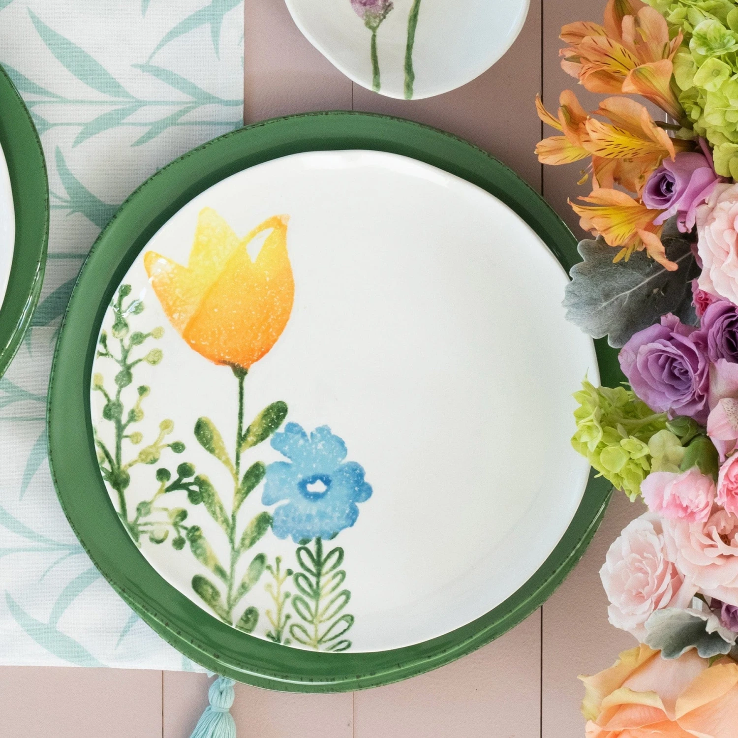 Fiori Di Campo Assorted Salad Plates - Set Of 4 10 Fiori Di Campo Assorted Salad Plates - Set Of 4 - Image 10