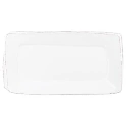 Lastra White Rectangular Platter