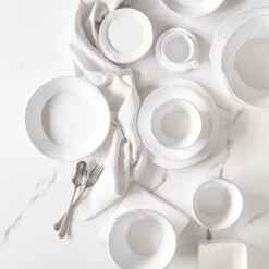 Lastra White Large Shallow Serving Bowl -Vietri LAS 26026 LSALT 1 1800x1800