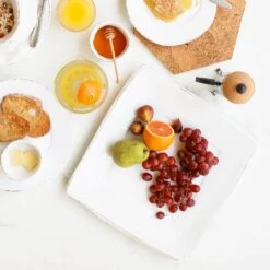 Lastra White Square Platter -Vietri LAS 26028W LSALT 1 1800x1800