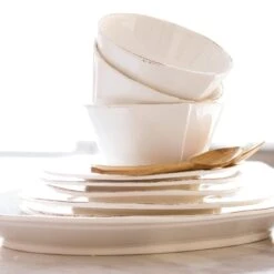 Melamine Lastra White Stacking Cereal Bowl -Vietri MLAS W2302 LSALT 9 1800x1800