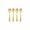 Martellato Gold Demitasse Spoons - Set Of 4