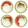 Old St. Nick Assorted Dinner Plates - Set Of 4