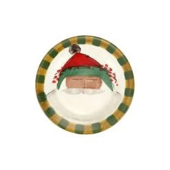 Old St. Nick Multicultural Assorted Round Salad Plates - Set Of 4 13 Old St. Nick Multicultural Assorted Round Salad Plates - Set Of 4 -Vietri OSN 7802MCB 1 1800x1800