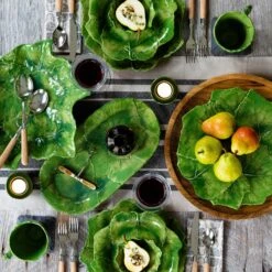 Foglia Stone Cheese/Tart Plate -Vietri SFFA 1150 LSALT 1 1800x1800