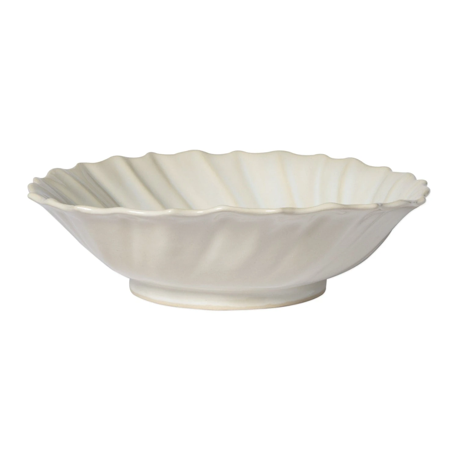 Incanto Stone Ruffle Large Bowl 2 Incanto Stone Ruffle Large Bowl - Image 2