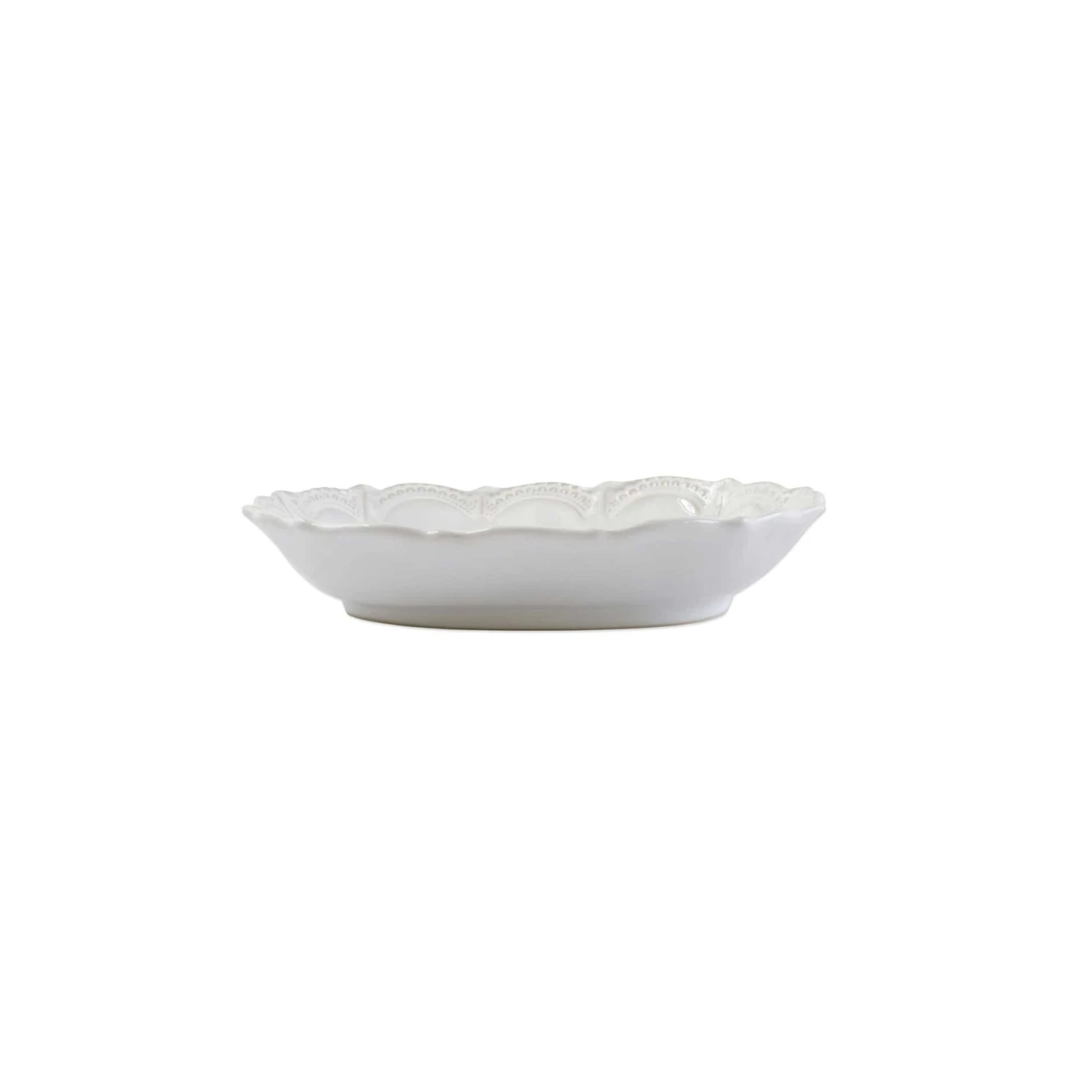 Incanto Stone White Lace Small Oval Bowl 2 Incanto Stone White Lace Small Oval Bowl - Image 2