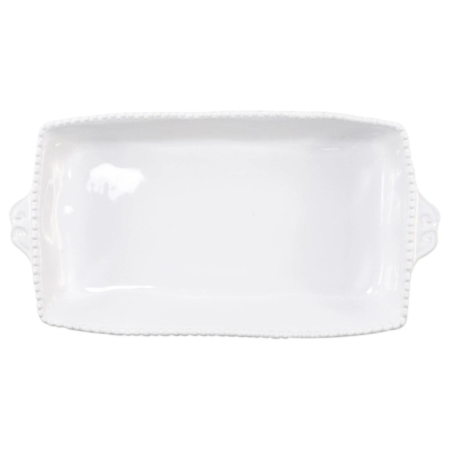 Incanto Stone White Stripe Rectangular Baking Dish 2 Incanto Stone White Stripe Rectangular Baking Dish - Image 2