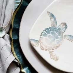 Tartaruga Turtle With Tail Salad Plate -Vietri TAR 9701D LSALT 4 1800x1800