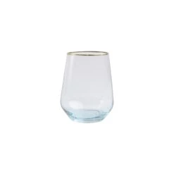 Rainbow Assorted Stemless Wine Glasses - Set Of 4 -Vietri VBOW T52121 2100 web1 1800x1800