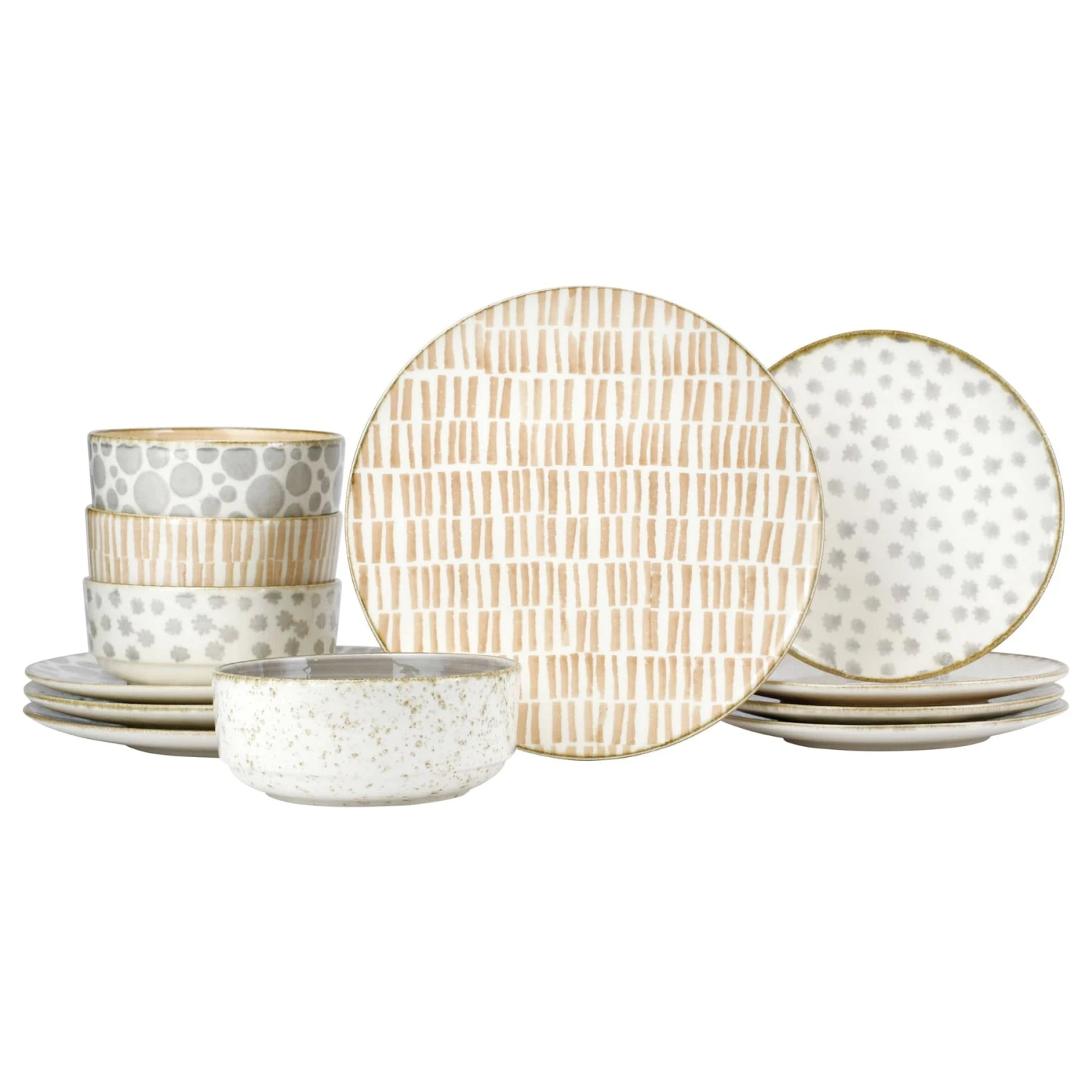 Earth Assorted 12-Piece Place Setting 1 Earth Assorted 12-Piece Place Setting