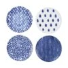 Santorini Assorted Salad Plates - Set Of 4