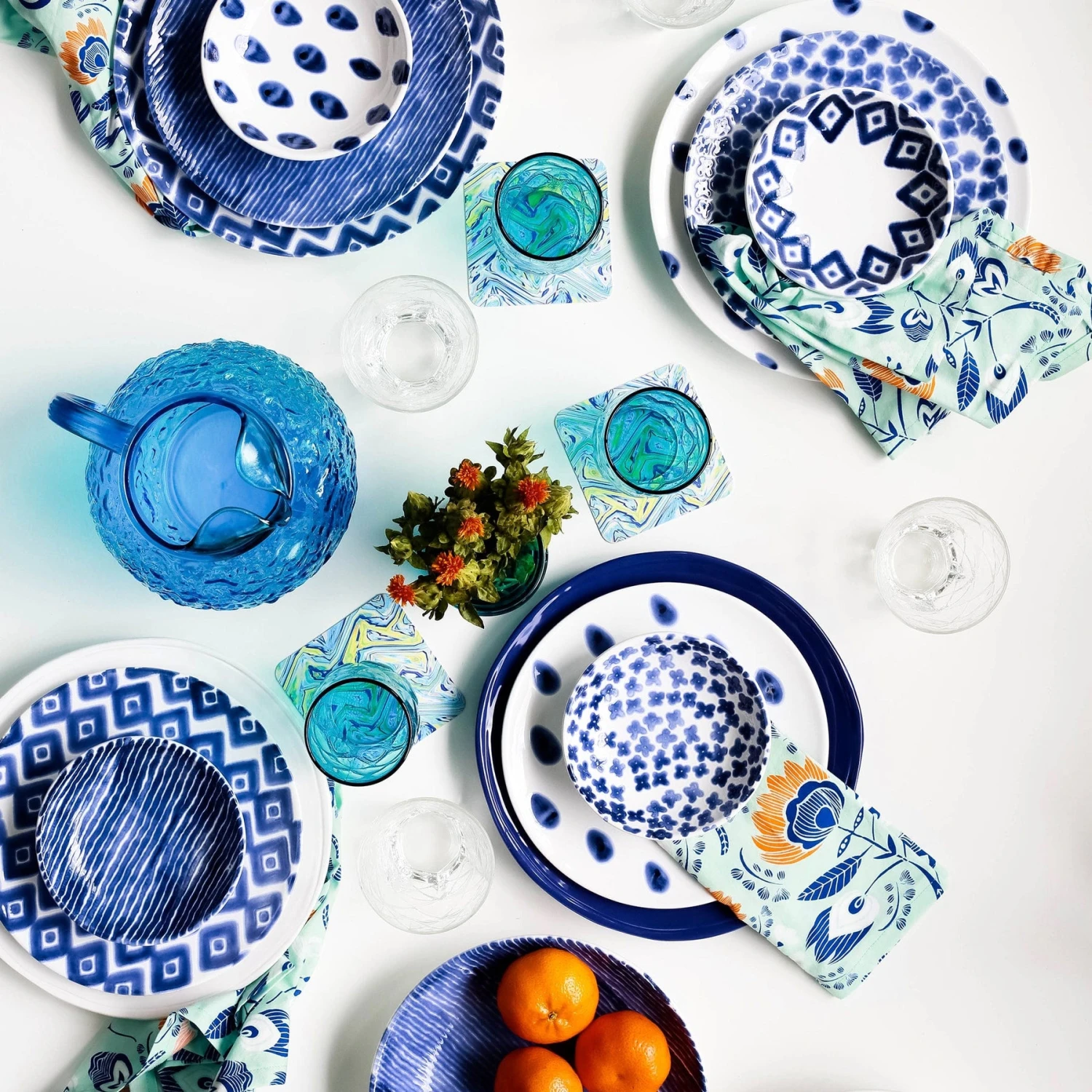 Santorini Dot Salad Plate 5 Santorini Dot Salad Plate - Image 5