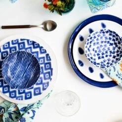 Santorini Dot Salad Plate 8 Santorini Dot Salad Plate -Vietri VSAN 003001B LSALT 5 1800x1800