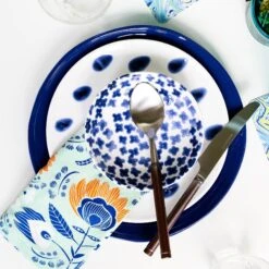 Santorini Flower Condiment Bowl 16 Santorini Flower Condiment Bowl -Vietri VSAN 003003C LSALT 11 1800x1800