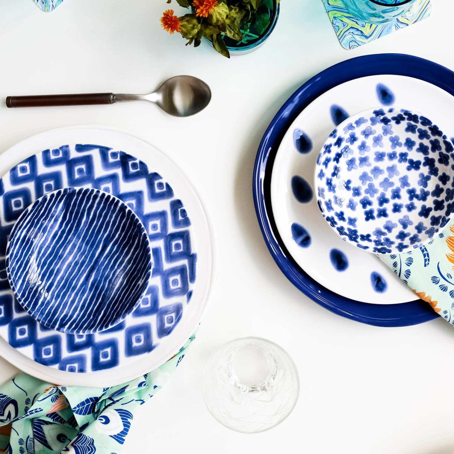 Santorini Flower Condiment Bowl 9 Santorini Flower Condiment Bowl - Image 9