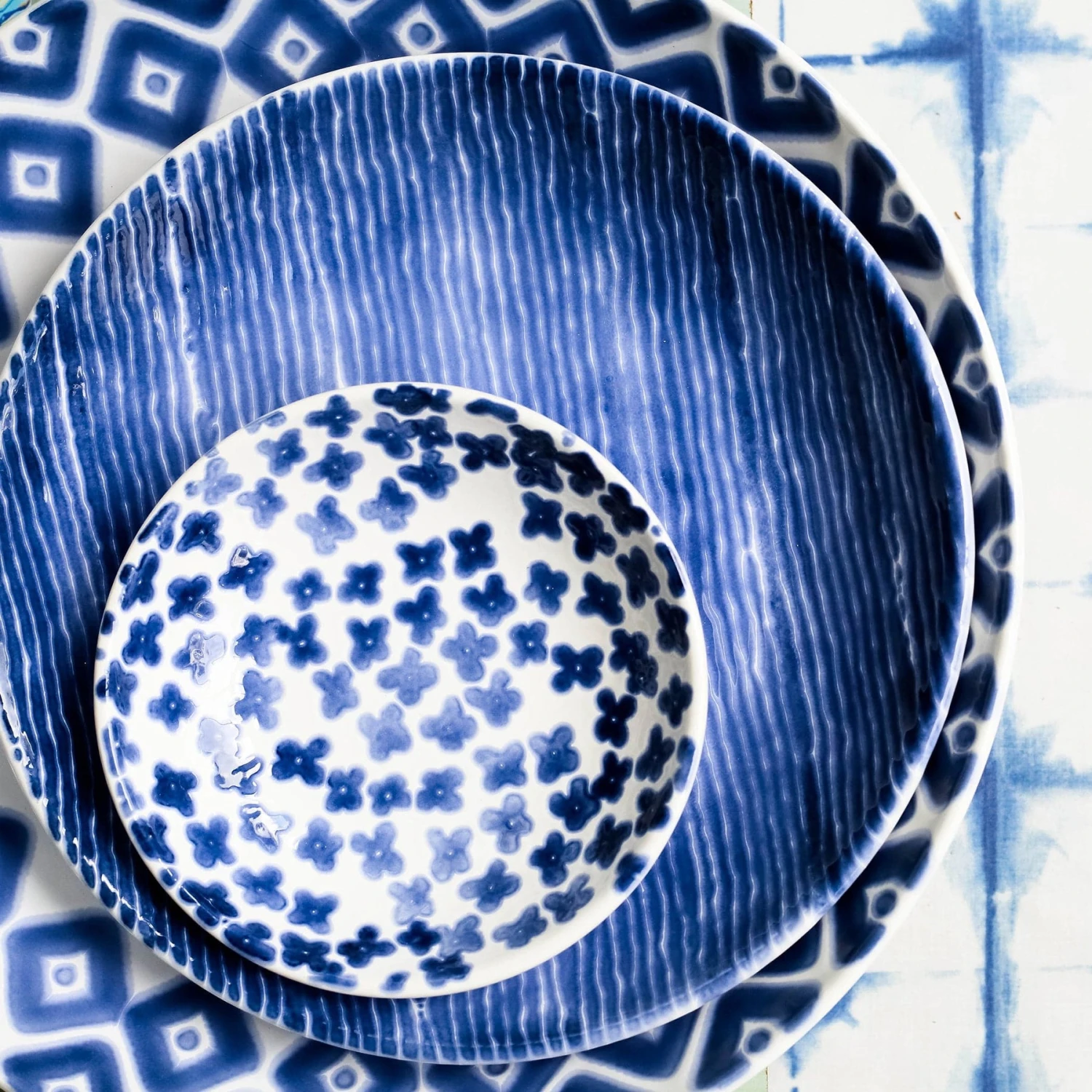 Santorini Flower Condiment Bowl 3 Santorini Flower Condiment Bowl - Image 3