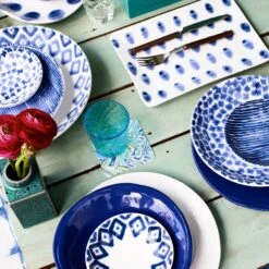 Santorini Dot Small Rectangular Platter -Vietri VSAN 003027 LSALT 5 1800x1800