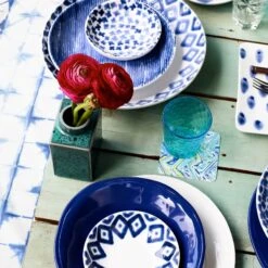 Santorini Diamond Medium Serving Bowl 10 Santorini Diamond Medium Serving Bowl -Vietri VSAN 003031 LSALT 7 1800x1800