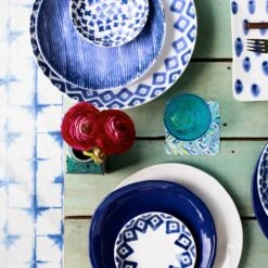 Santorini Diamond Medium Serving Bowl 11 Santorini Diamond Medium Serving Bowl -Vietri VSAN 003031 LSALT 8 1800x1800