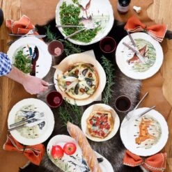 Wildlife Quail Dinner Plate -Vietri WDL 7800Q LSALT 3 1800x1800