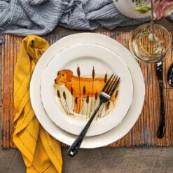 Wildlife Hunting Dog Salad Plate -Vietri WDL 7801GR 4 1800x1800